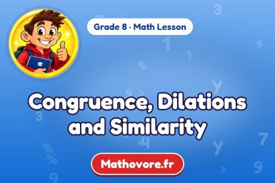 Congruence, Dilations and Similarity – Grade 8 math lesson