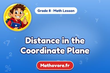 Distance in the Coordinate Plane – Grade 8 math lesson
