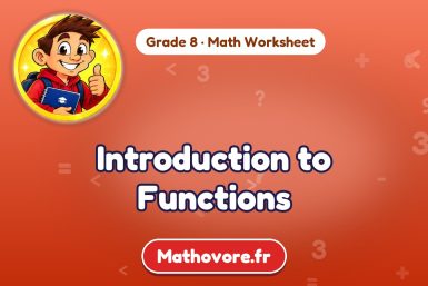 Introduction to Functions – Grade 8 math worksheet
