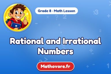 Rational and Irrational Numbers – Grade 8 math lesson