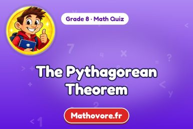 The Pythagorean Theorem – Grade 8 math quiz