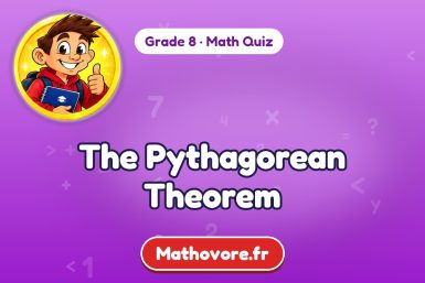 The Pythagorean Theorem – Grade 8 math quiz