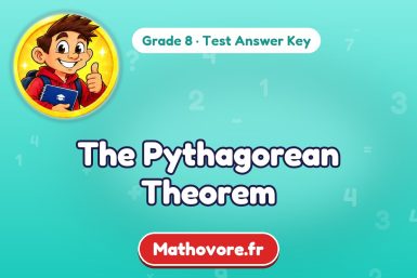 The Pythagorean Theorem – Grade 8 math test answer key