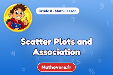 Scatter Plots and Association – Grade 8 math lesson