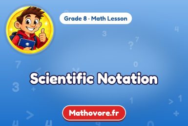 Scientific Notation – Grade 8 math lesson