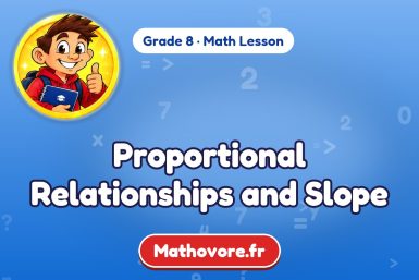 Proportional Relationships and Slope – Grade 8 math lesson