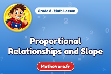 Proportional Relationships and Slope – Grade 8 math lesson