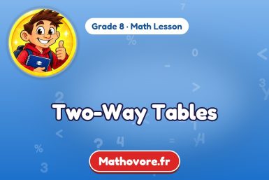Two-Way Tables – Grade 8 math lesson