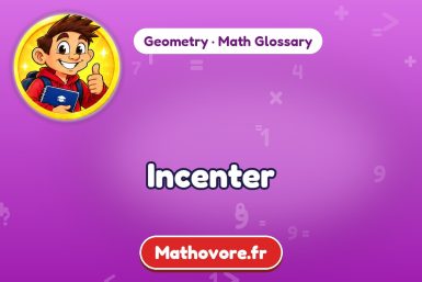Incenter – definition and example, Geometry math glossary – Mathovore