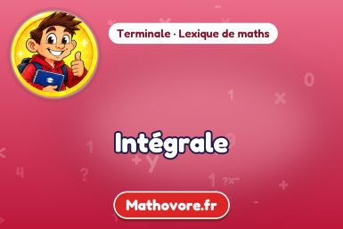 Intégrale : définition et exemple – lexique de maths Mathovore