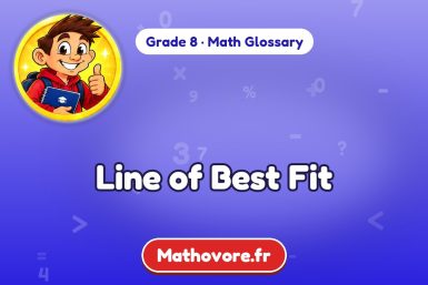 Line of Best Fit – definition and example, Grade 8 math glossary – Mathovore