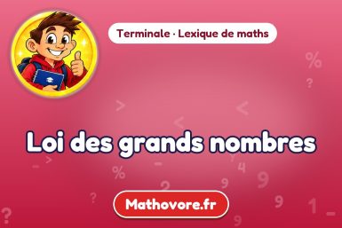 Loi des grands nombres : définition et exemple – lexique de maths Mathovore