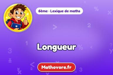 Longueur : définition et exemple – lexique de maths Mathovore