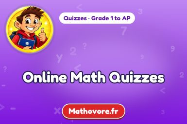 Online Math Quizzes from Grade 1 to AP – Mathovore