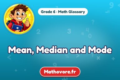 Mean, Median and Mode – definition and example, Grade 6 math glossary – Mathovore