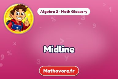 Midline – definition and example, Algebra 2 math glossary – Mathovore