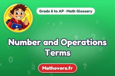 Number and Operations Terms – Mathovore math glossary