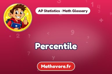 Percentile – definition and example, AP Statistics math glossary – Mathovore