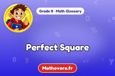 Perfect Square – definition and example, Grade 8 math glossary – Mathovore