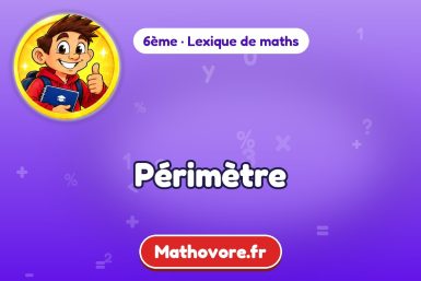 Périmètre : définition et exemple – lexique de maths Mathovore