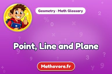 Point, Line and Plane – definition and example, Geometry math glossary – Mathovore