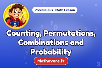 Counting, Permutations, Combinations and Probability – Precalculus math lesson