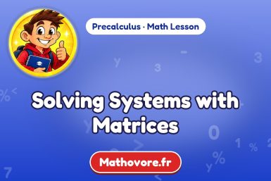 Solving Systems with Matrices – Precalculus math lesson