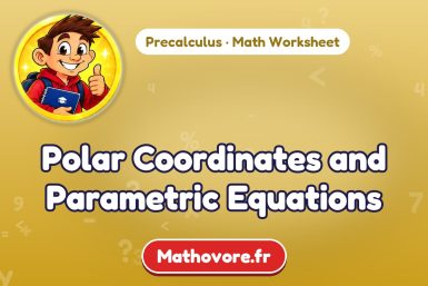 Polar Coordinates and Parametric Equations – Precalculus math worksheet