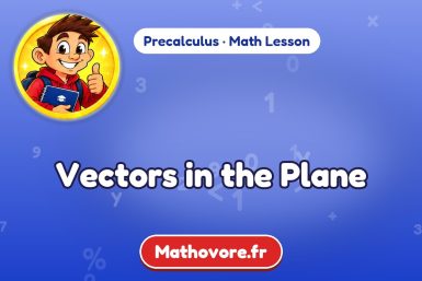 Vectors in the Plane – Precalculus math lesson