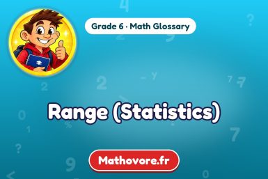 Range (Statistics) – definition and example, Grade 6 math glossary – Mathovore