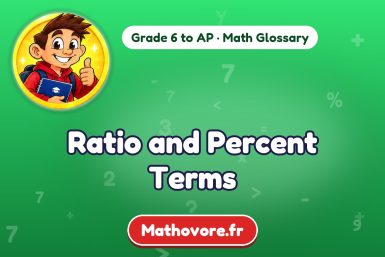 Ratio and Percent Terms – Mathovore math glossary