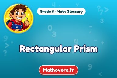 Rectangular Prism – definition and example, Grade 6 math glossary – Mathovore