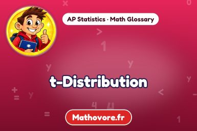 t-Distribution – definition and example, AP Statistics math glossary – Mathovore