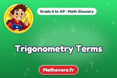 Trigonometry Terms – Mathovore math glossary