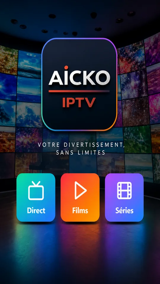 Capture d'écran de AICKO IPTV sur téléphone (1)