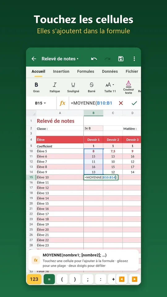 Capture d'écran de AICKO TABLEUR sur téléphone (3)