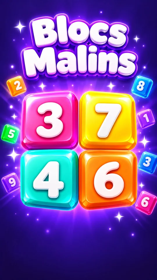Capture d'écran de Blocs Malins, puzzle de blocs avec des chiffres, sur téléphone (1)