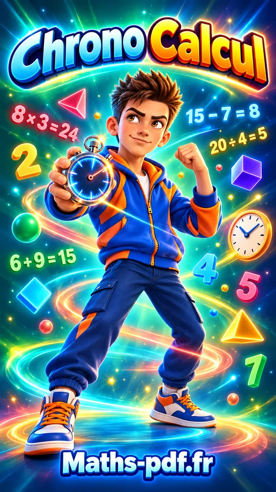 Capture d'écran de Chrono Calcul, calcul mental, sur téléphone (1)