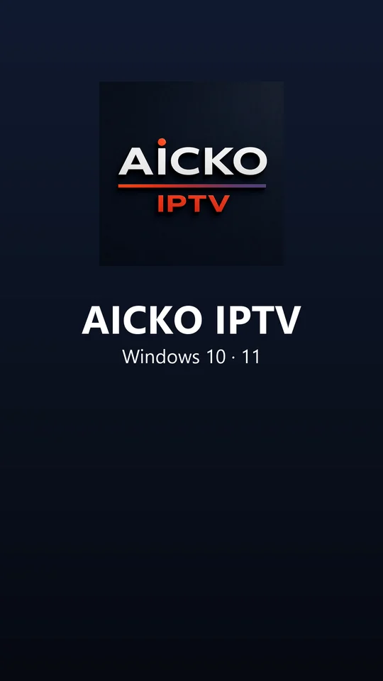 Capture d'écran de AICKO IPTV sur Windows (1)