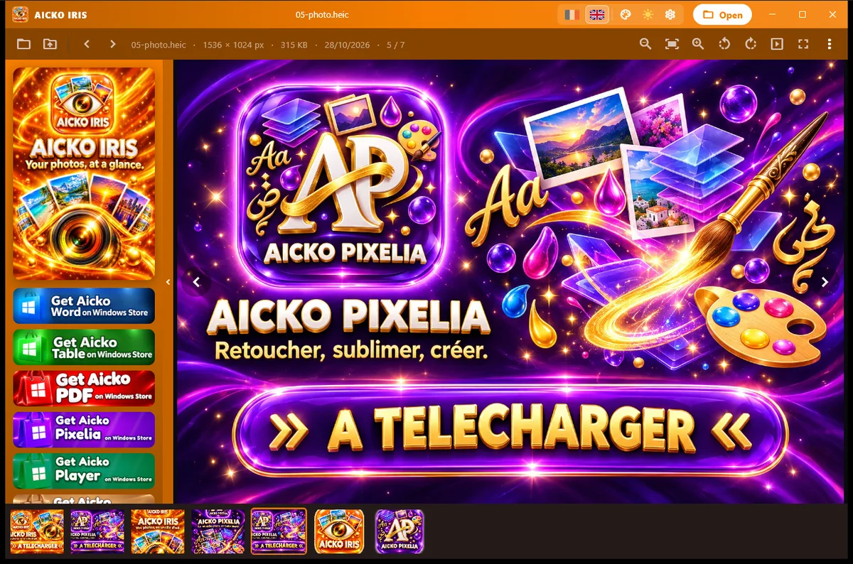 Screenshot of AICKO IRIS on Windows (3)