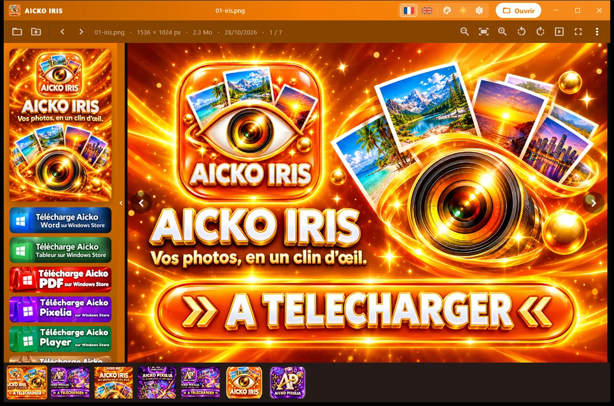 Capture d'écran de AICKO IRIS sur Windows (2)
