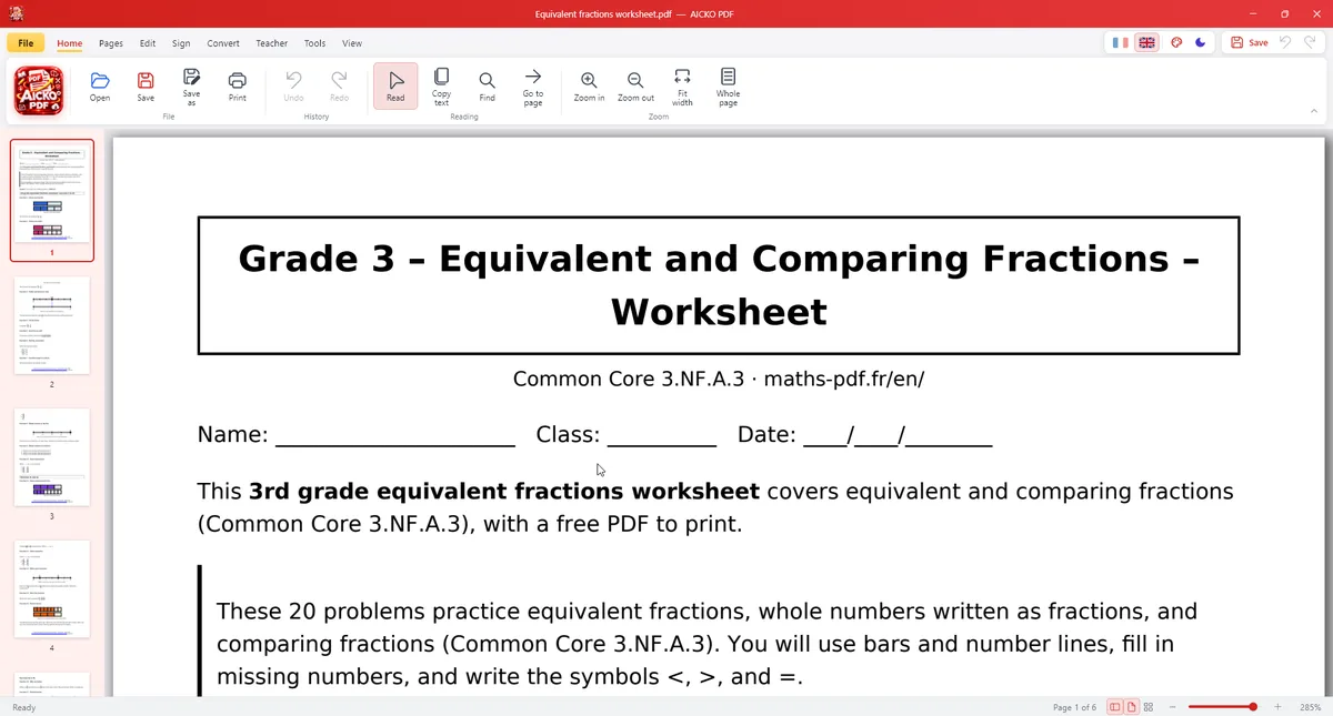 Screenshot of AICKO PDF on Windows (2)