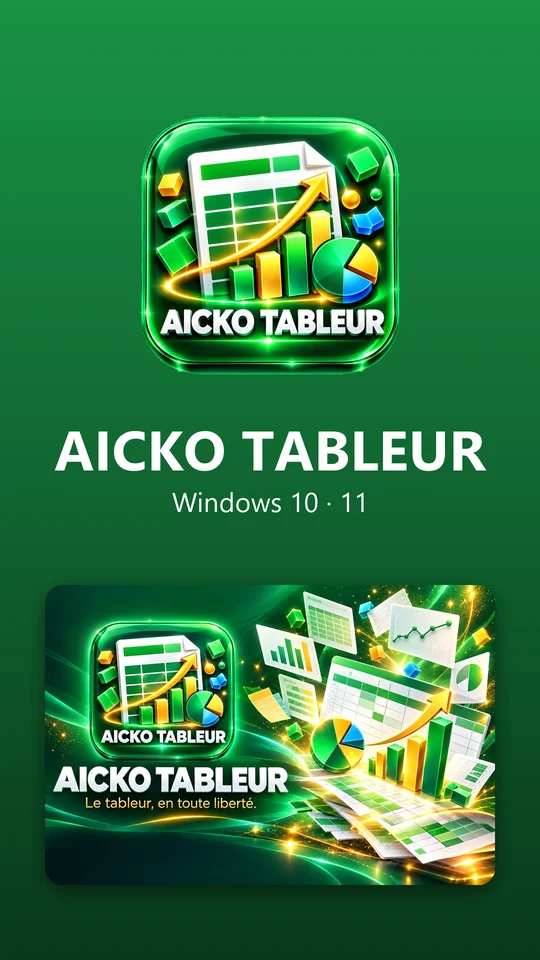 Capture d'écran de AICKO TABLEUR sur Windows (1)