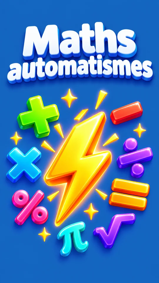 Capture d'écran de Maths automatismes sur téléphone (1)