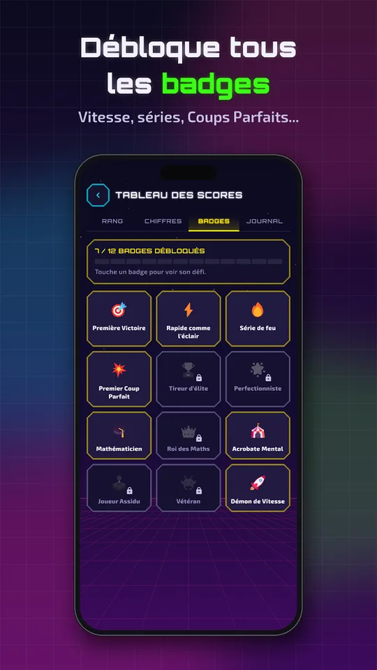 Capture d'écran de Numéro Cible, jeu de chiffres, sur téléphone (5)