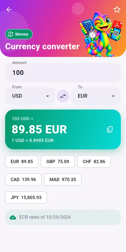 Screenshot of the Outilix math toolbox app on a phone (5)