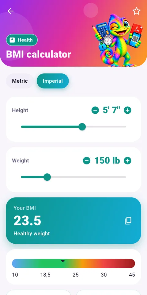 Screenshot of the Outilix math toolbox app on a phone (6)